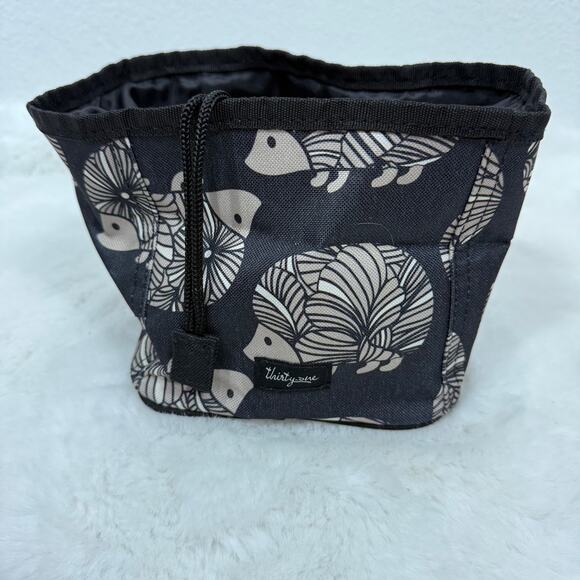 Thirty one‎ drawstring cinched small tote lunch bag Hedgehog - Picture 1 of 9
